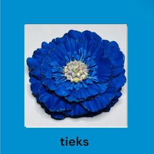 Tieks Blue Flower